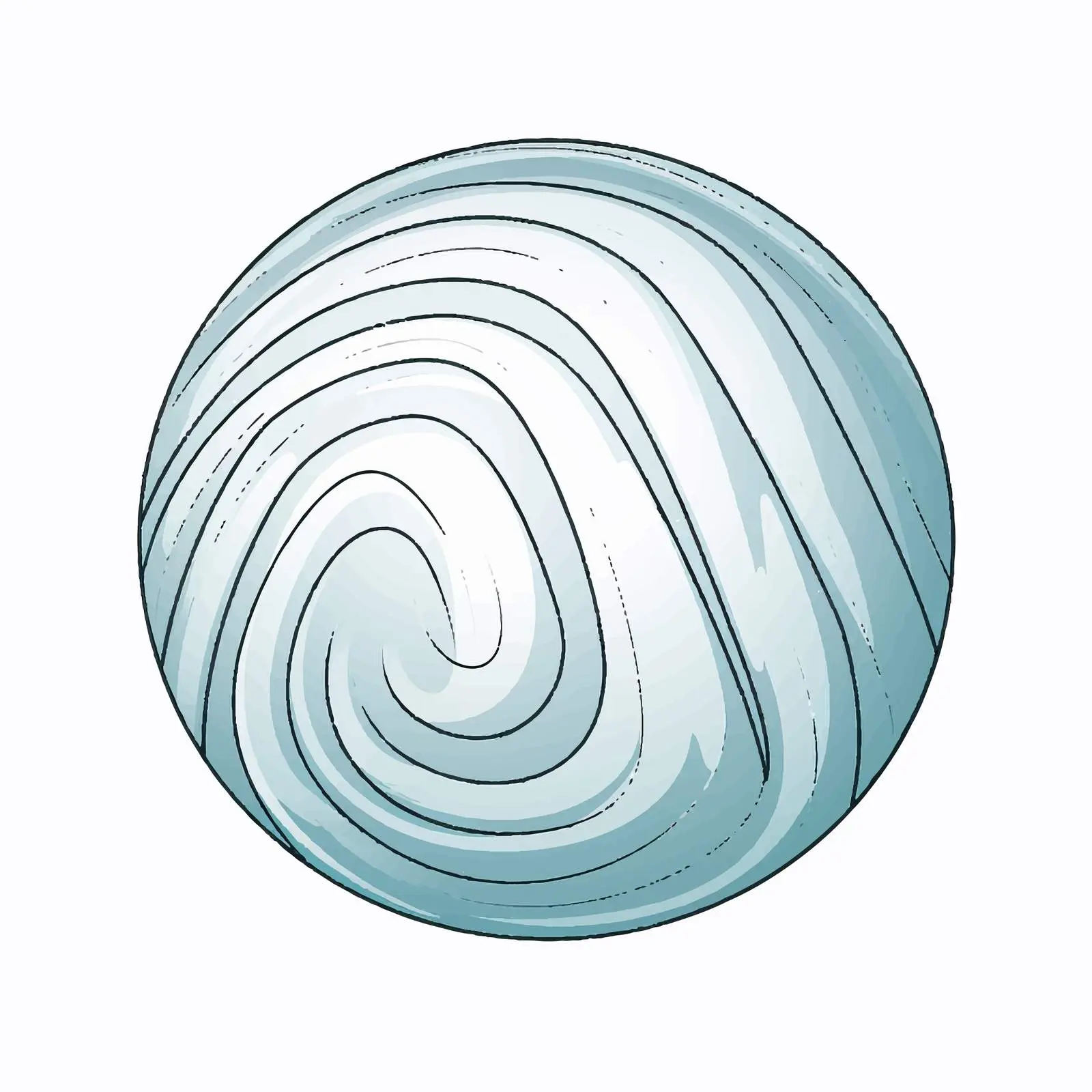 Ball Line Vector Illustration on White Background — free download from Dotvec