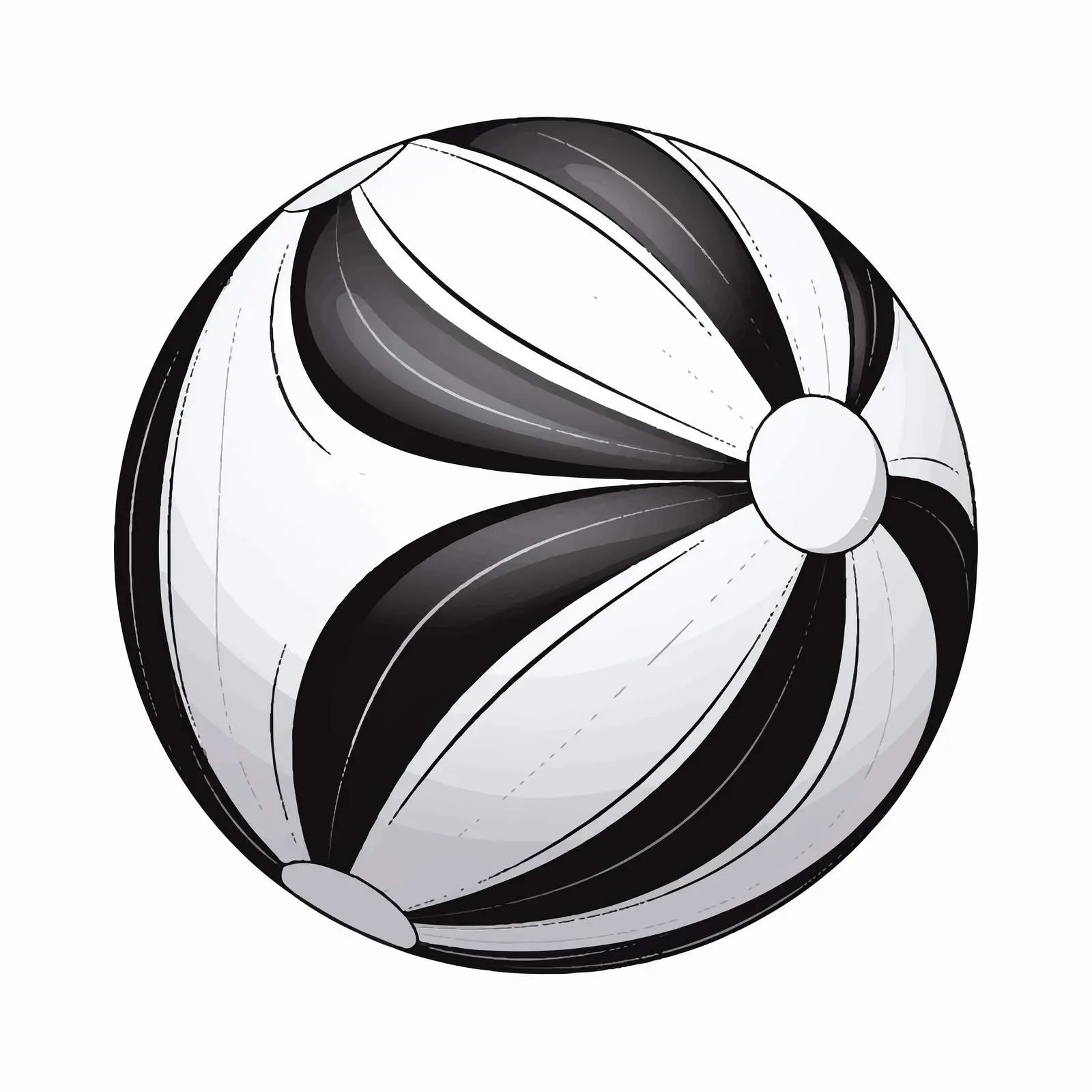 Vector Illustration of Isolated Line Ball — free download from Dotvec