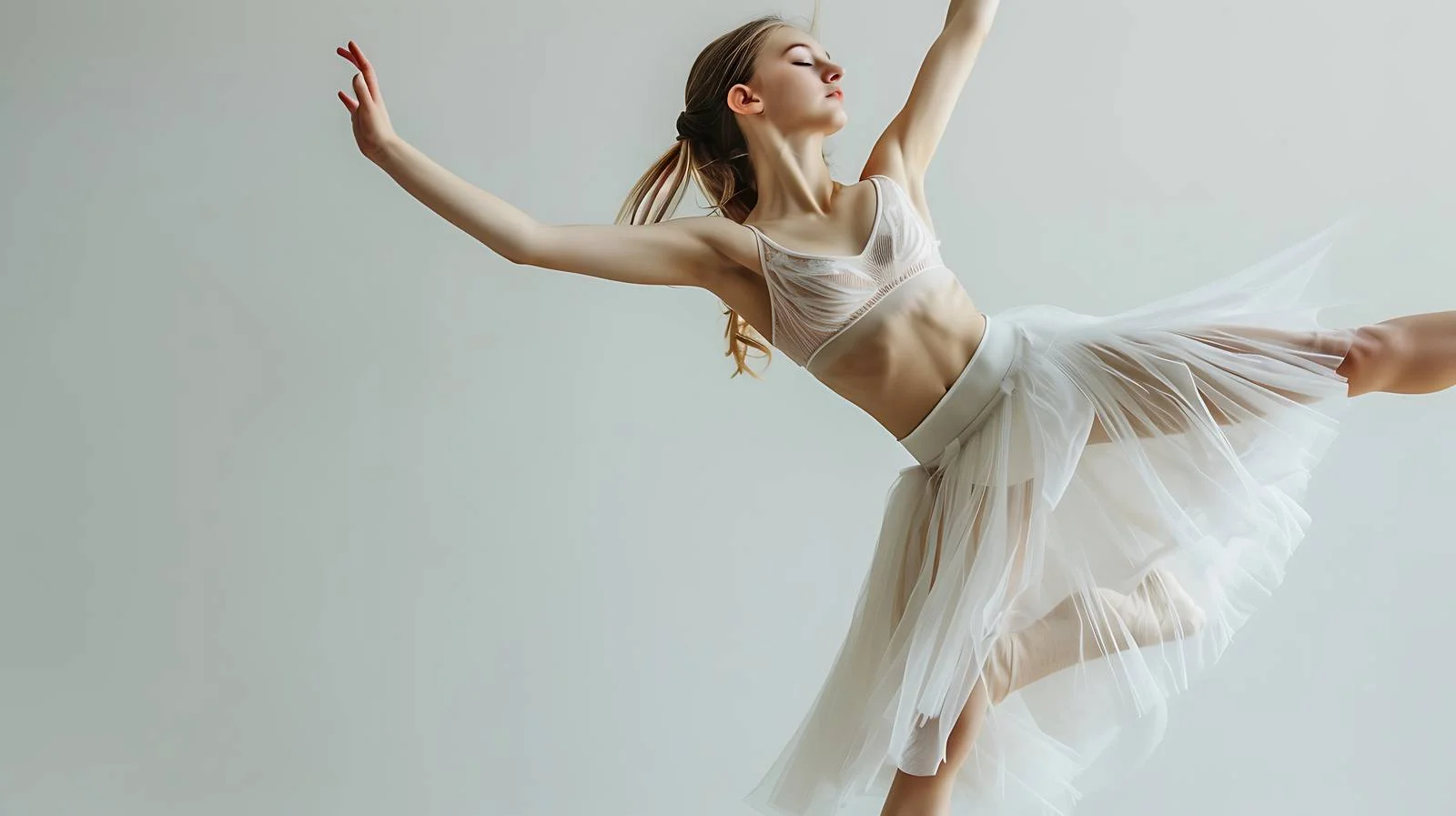 Ballet Dancer Training in Dance Studio — free download from Dotvec