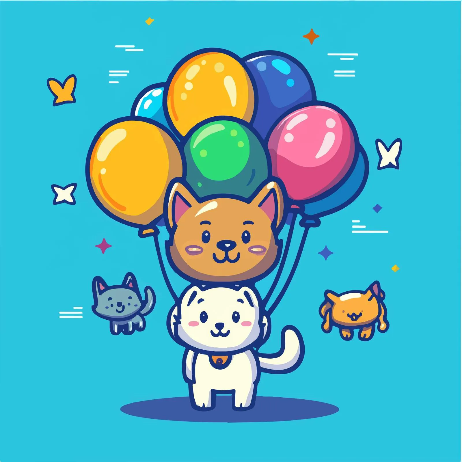 Pet Shop Veterinary Products Vector Illustration — free download from Dotvec