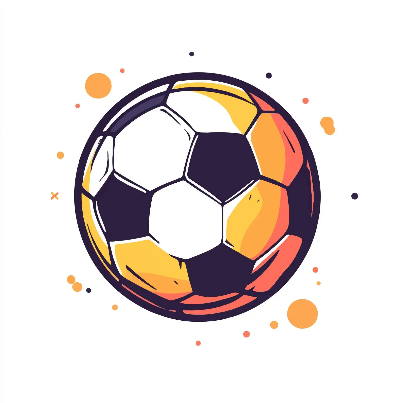 Flat Vector Balloon Soccer Icon — free download from Dotvec