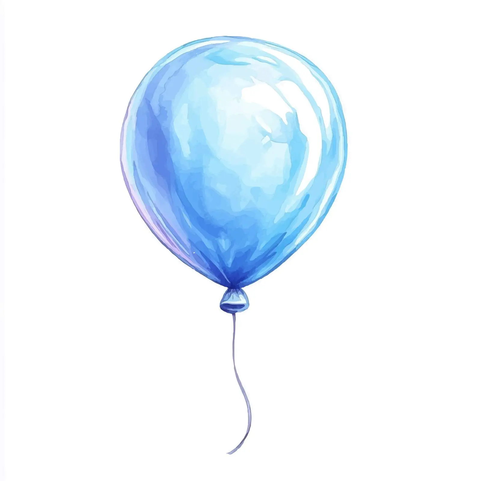 Watercolor Cartoon Balloon Toy Illustration — free download from Dotvec
