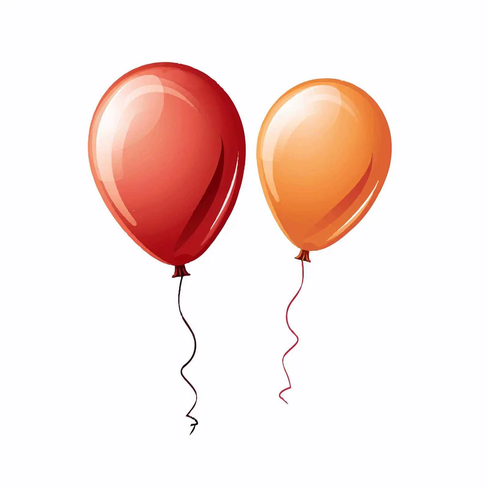 Cartoon Balloons for Celebration Vector Illustration – free float image from Dotvec