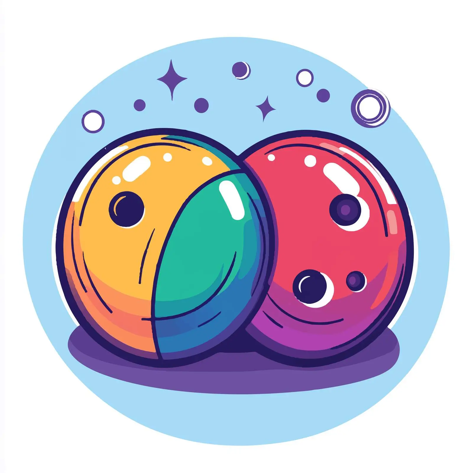 Bowling Ball Icon Vector Illustration — free download from Dotvec