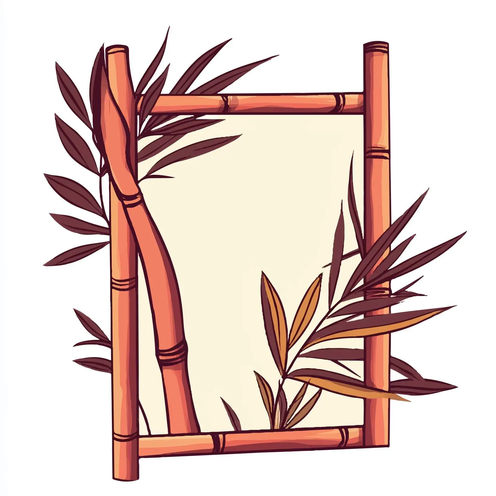 Hand-Drawn Bamboo Cartoon Vector Art — free download from Dotvec