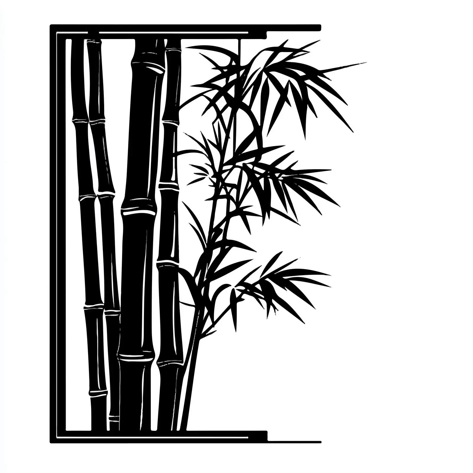 Hand-Drawn Bamboo Cartoon Illustration — free download from Dotvec