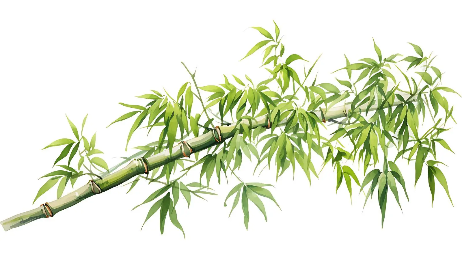 Beautiful Bamboo Tree on White Background — free download from Dotvec