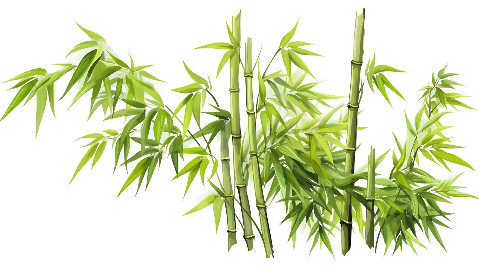 Bamboo Tree on White Background — free download from Dotvec