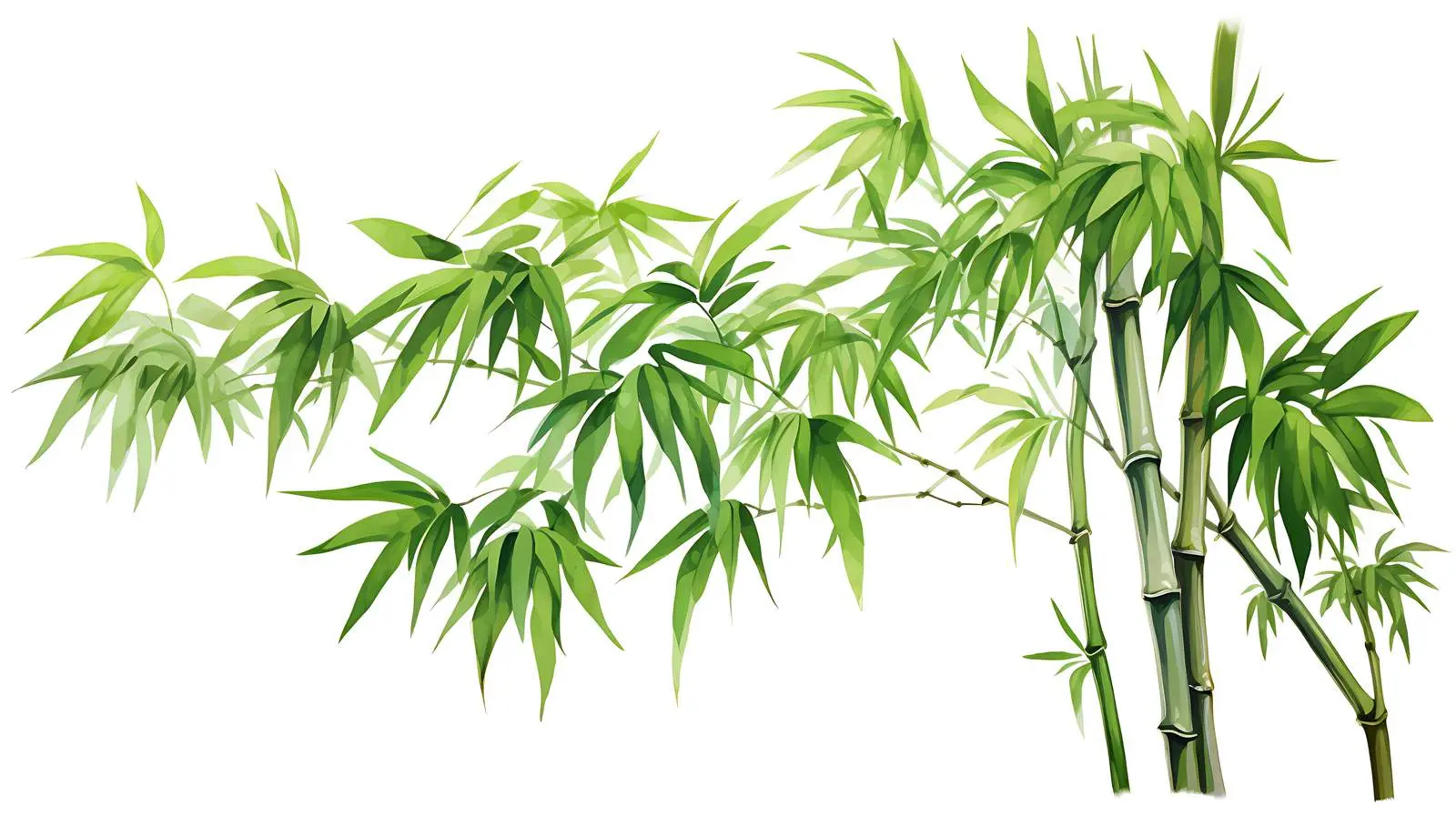 Bamboo Tree Isolated on White Background — free download from Dotvec
