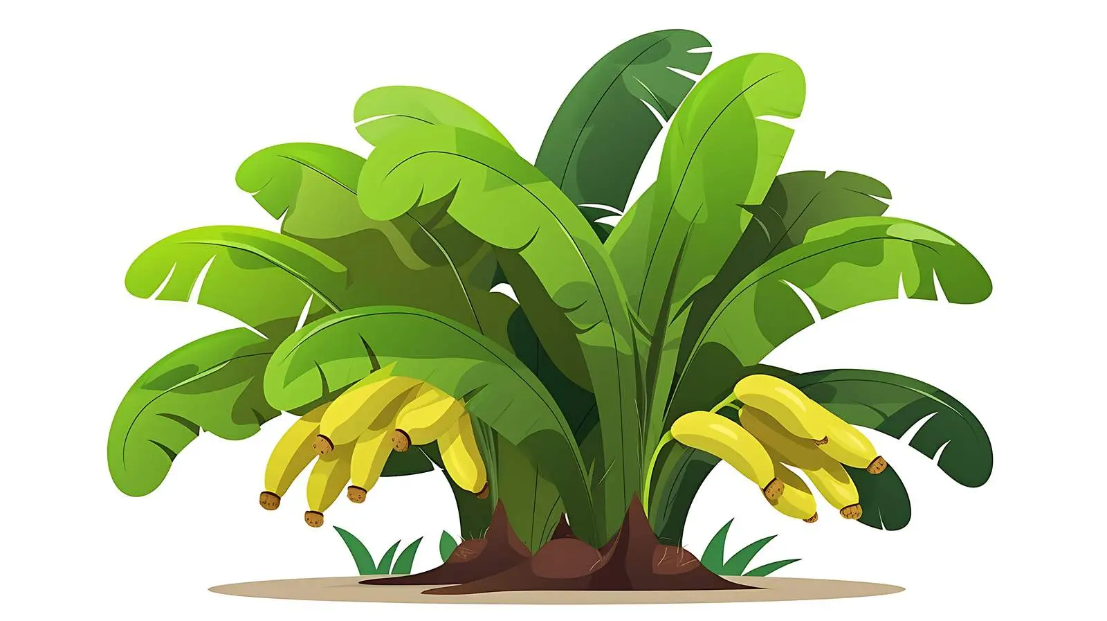 Banana Tree Vector Illustration — free download from Dotvec