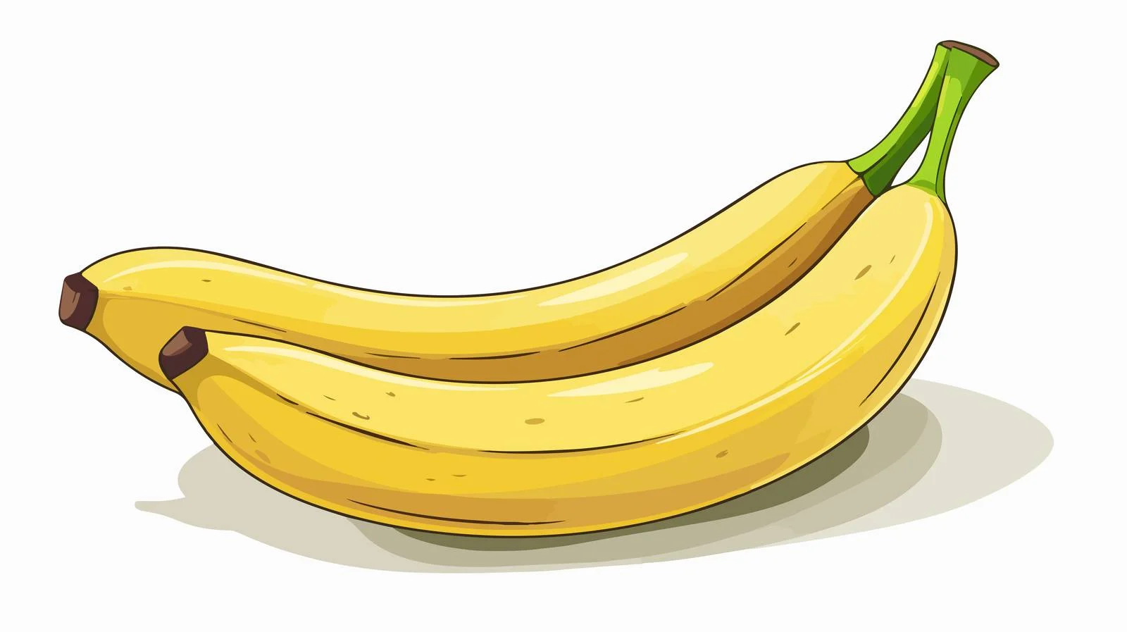 Funny Banana Cartoon Illustration — free download from Dotvec