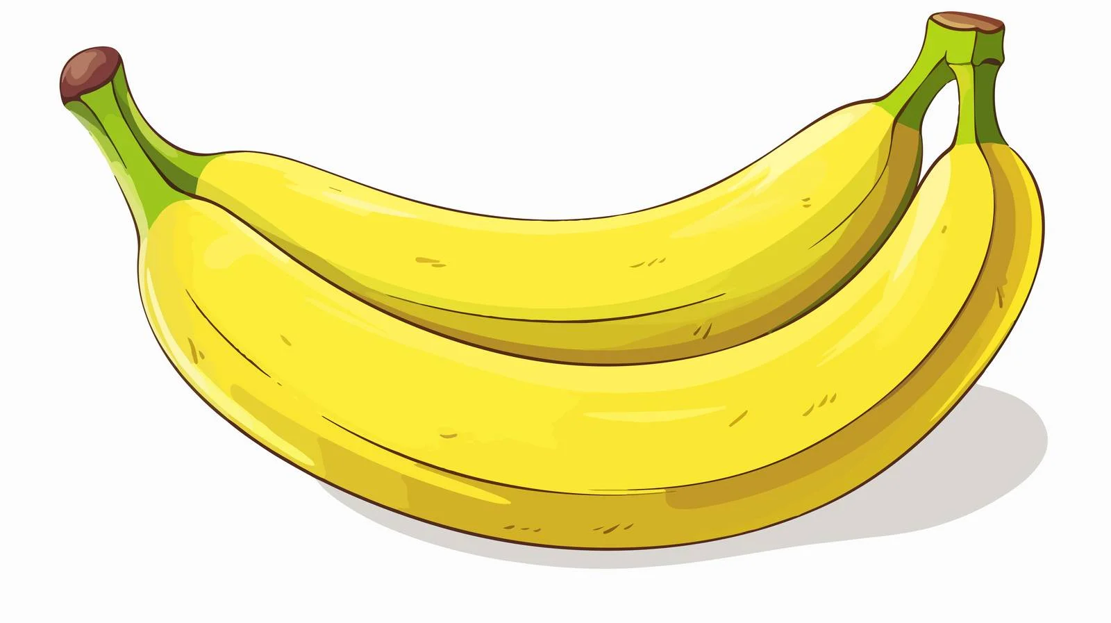 Cartoon Banana Vector Illustration — free download from Dotvec