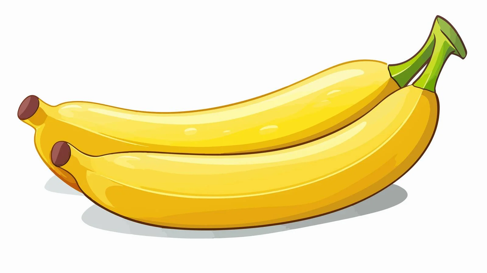 Banana Cartoon Vector Illustration — free download from Dotvec