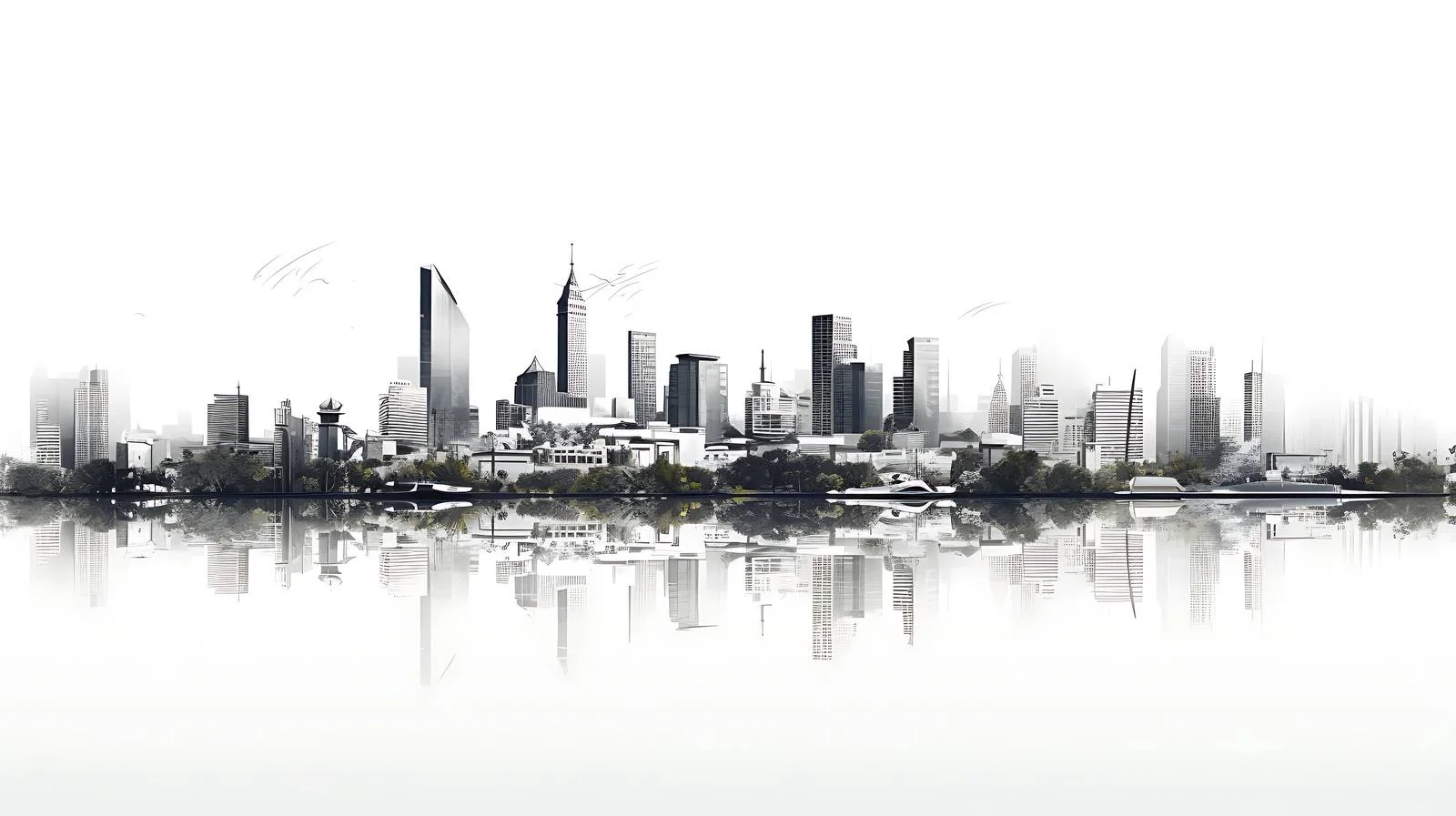 Vibrant Bangkok Skyline with Business District — free download from Dotvec