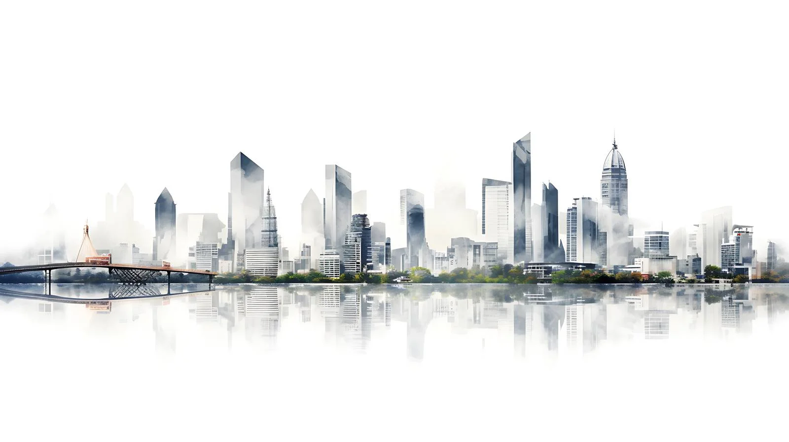 Modern Bangkok skyline with prominent skyscrapers — free download from Dotvec
