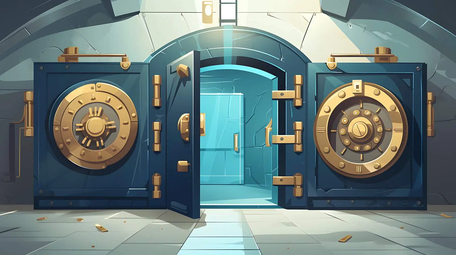 Bank Vault System Entrance Car — free download from Dotvec