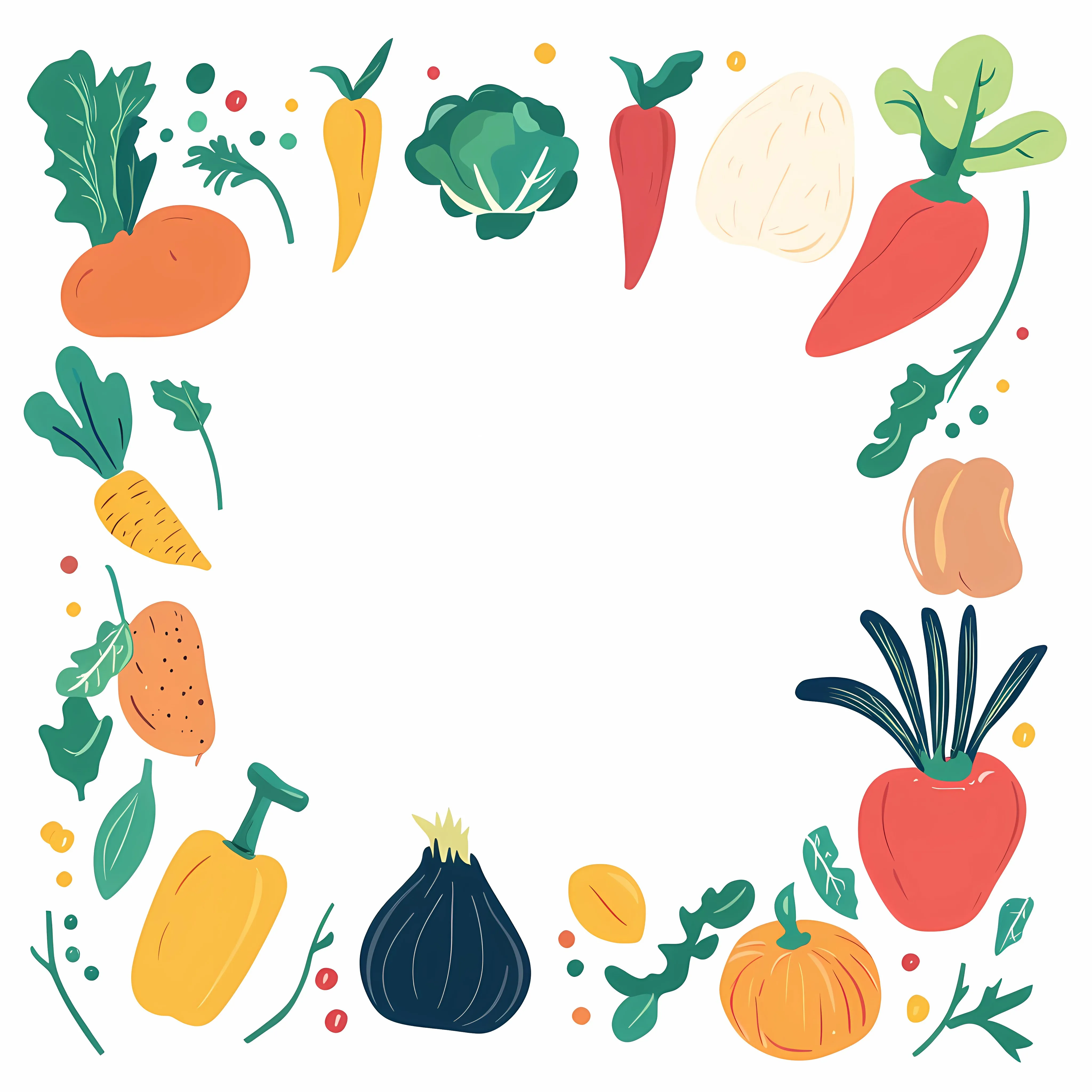 Vector Vegetables Banner Illustration — free download from Dotvec