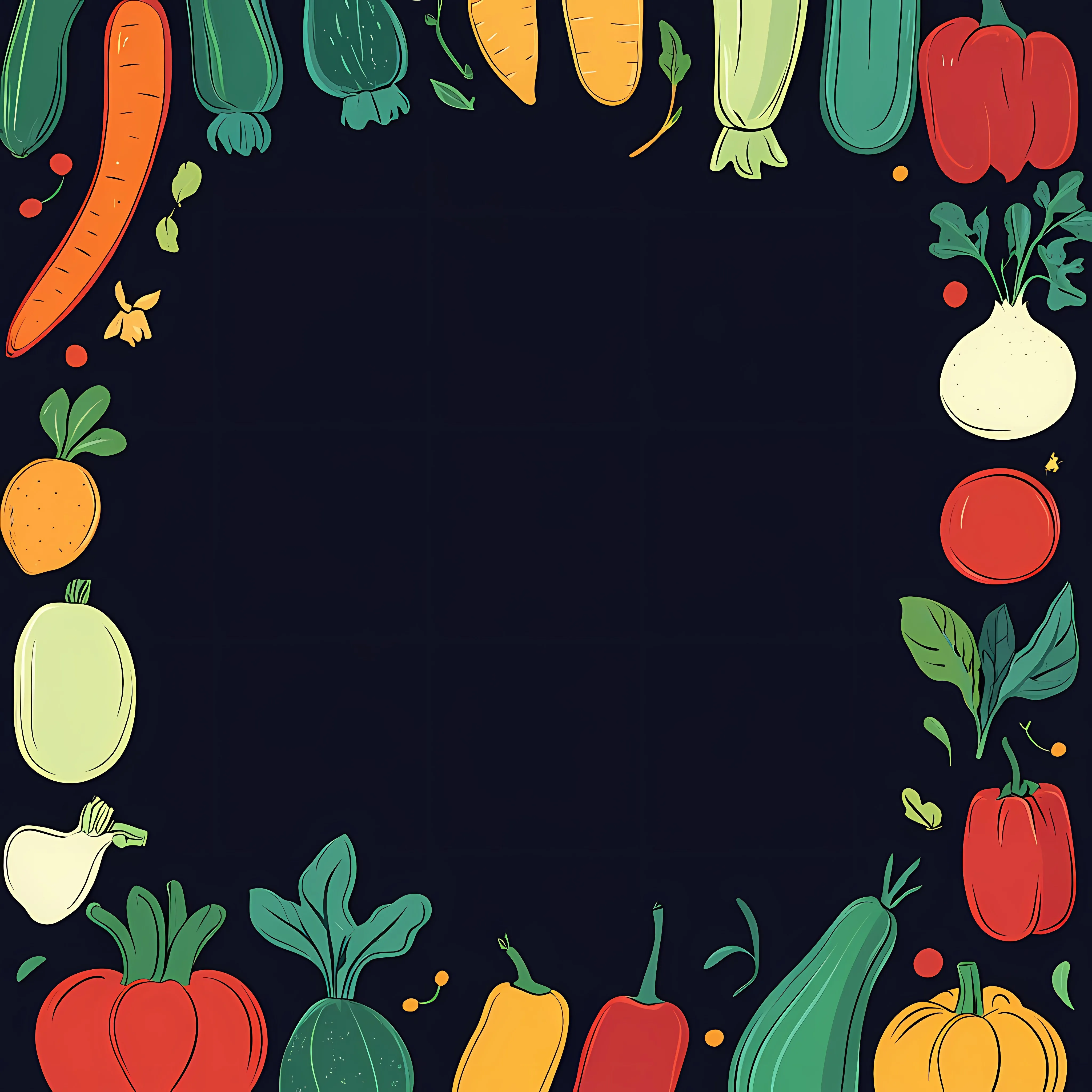 Vector Vegetables Banner Illustration — free download from Dotvec