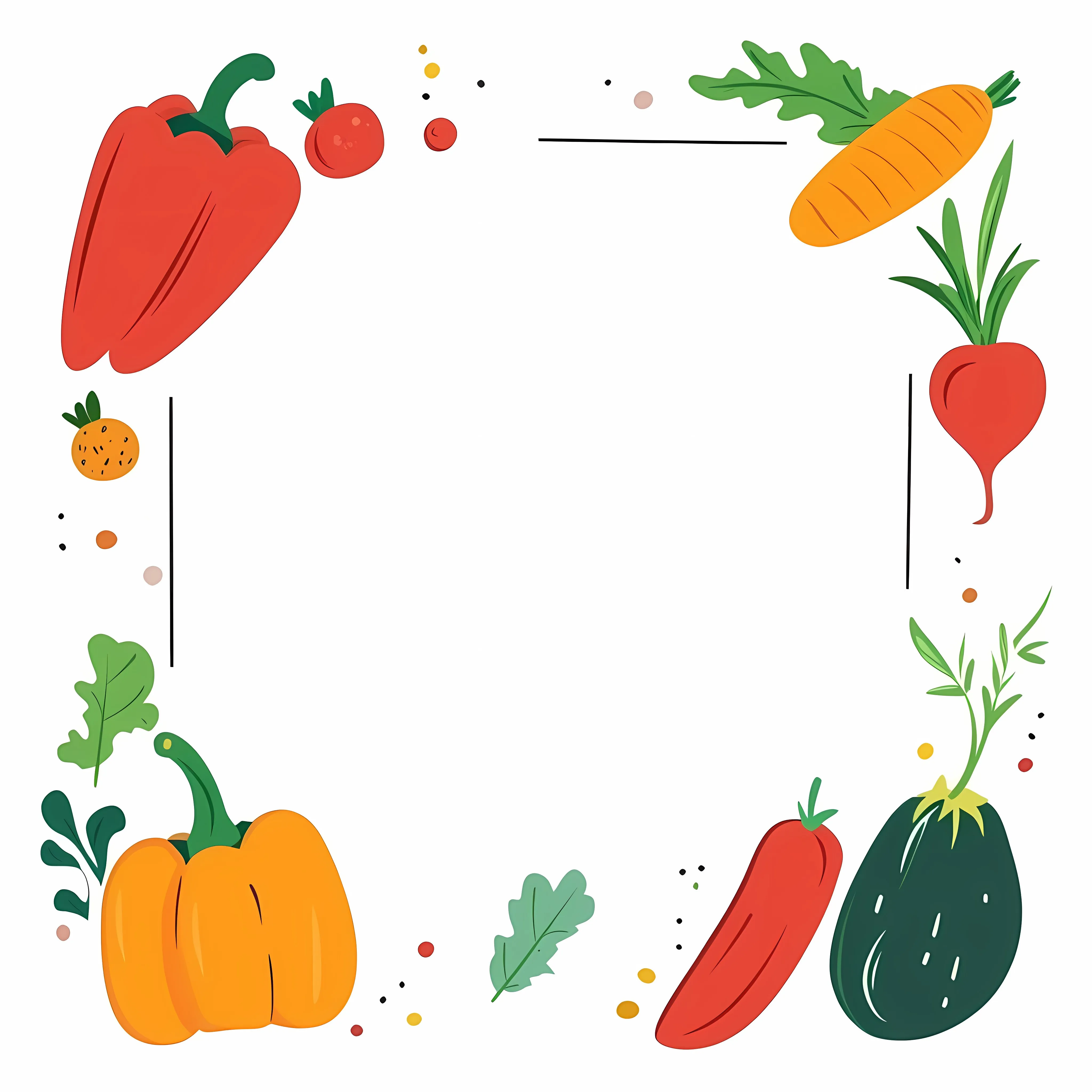 Flat Vector Illustration of Fresh Vegetables — free download from Dotvec