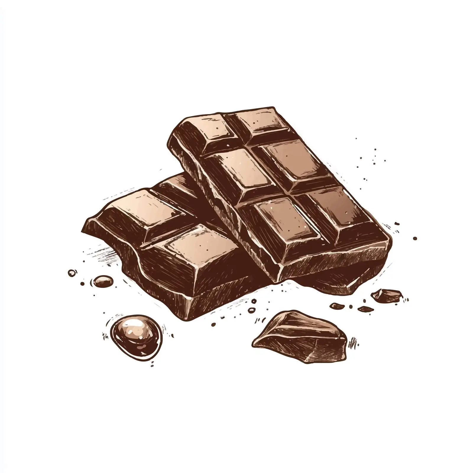 Hand-Drawn Chocolate Bar Sketch — free download from Dotvec