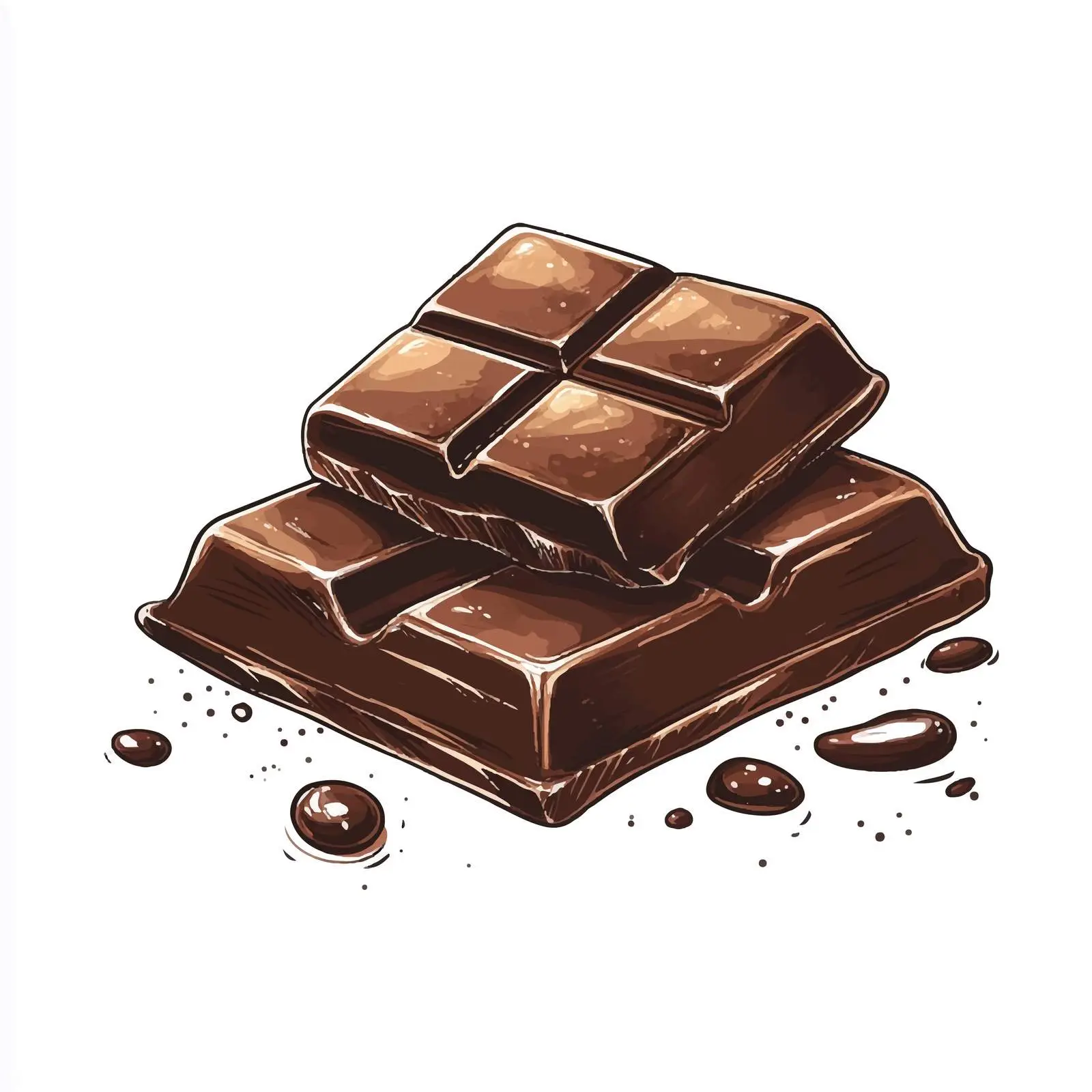 Hand-Drawn Chocolate Bar Sketch — free download from Dotvec