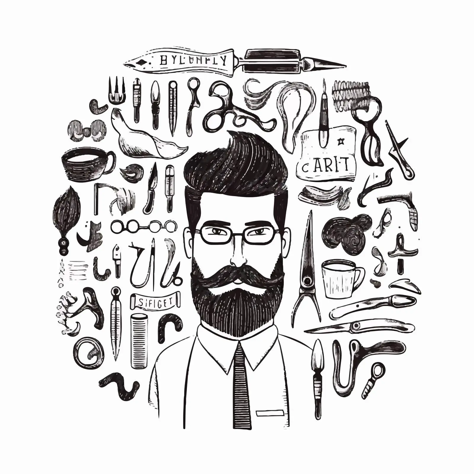 Handwritten Quotes in Barber Shop Design — free download from Dotvec