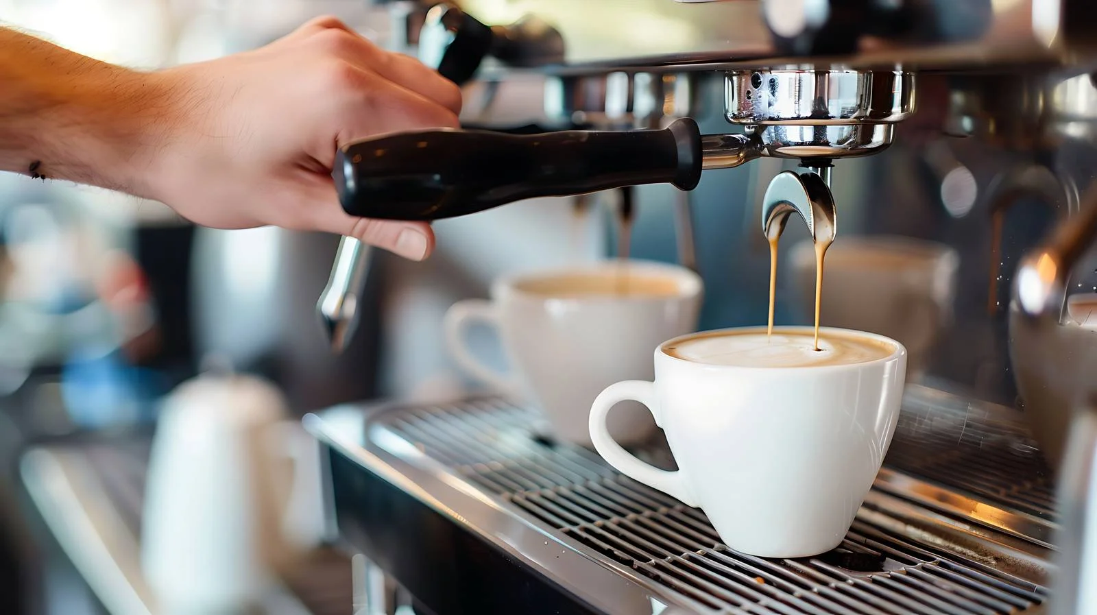 Professional Coffee Service in Cafe — free download from Dotvec