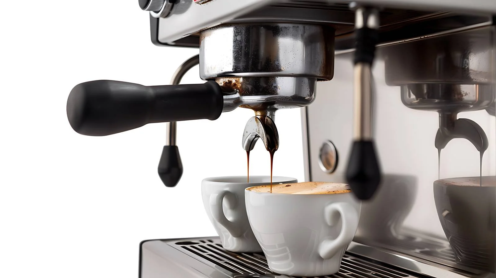 Barista Operating Bottomless Coffee Machine — free download from Dotvec