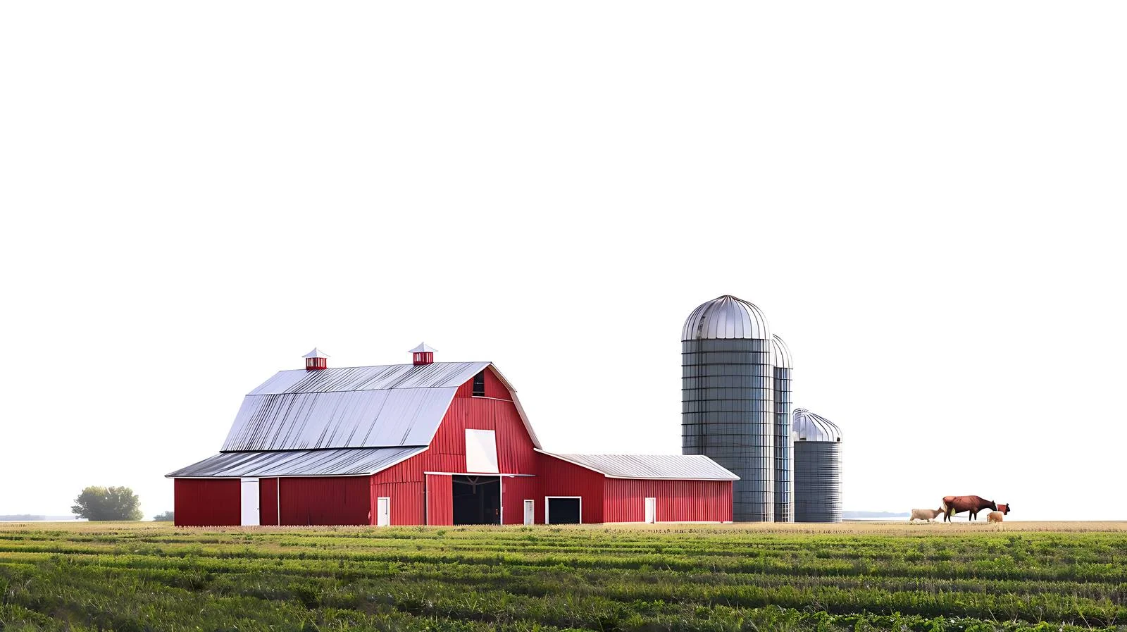 Rustic Midwestern Farm Amid Stormy Atmosphere — free download from Dotvec
