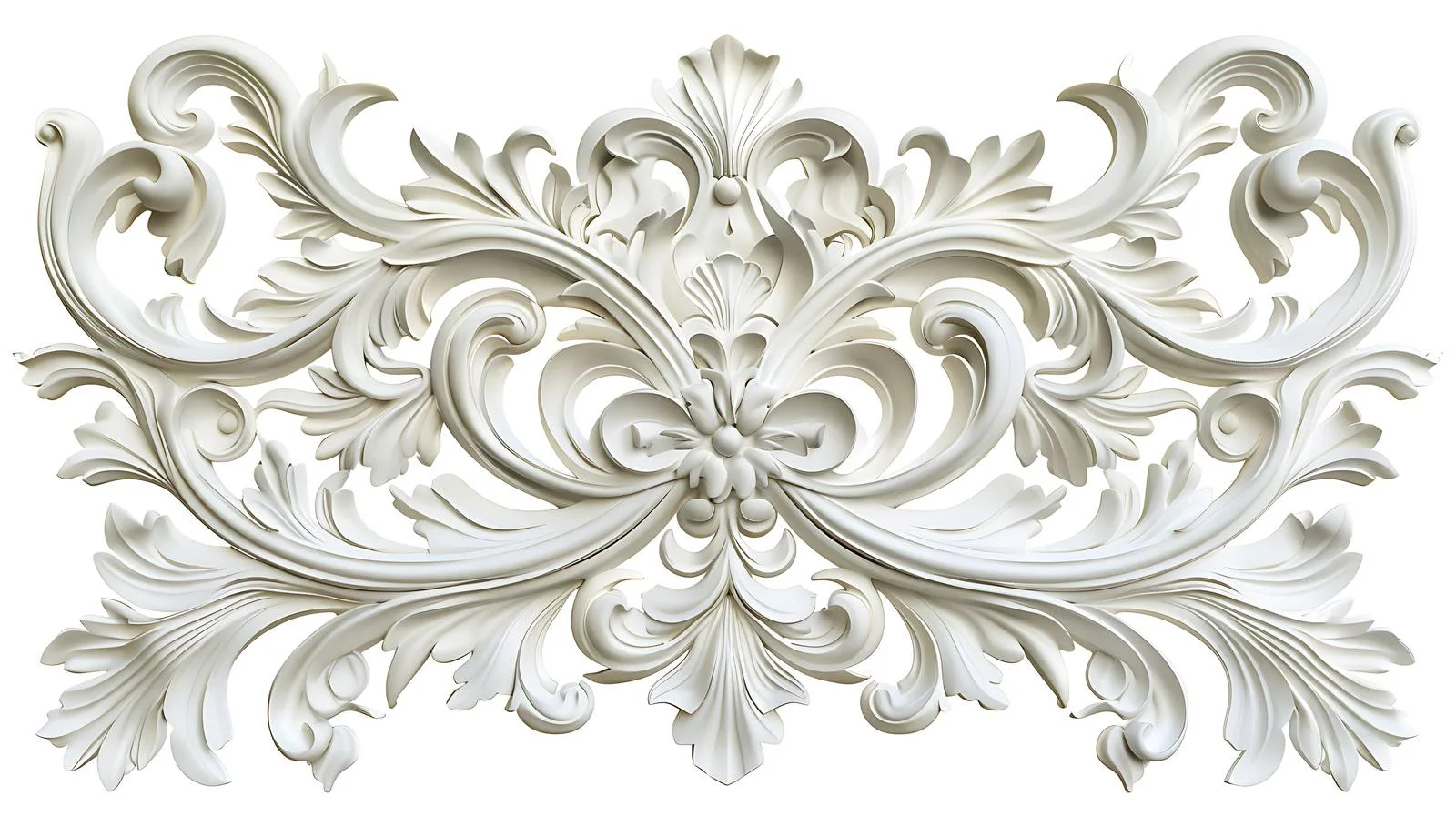 Elegant Baroque Texture on White Background — free download from Dotvec