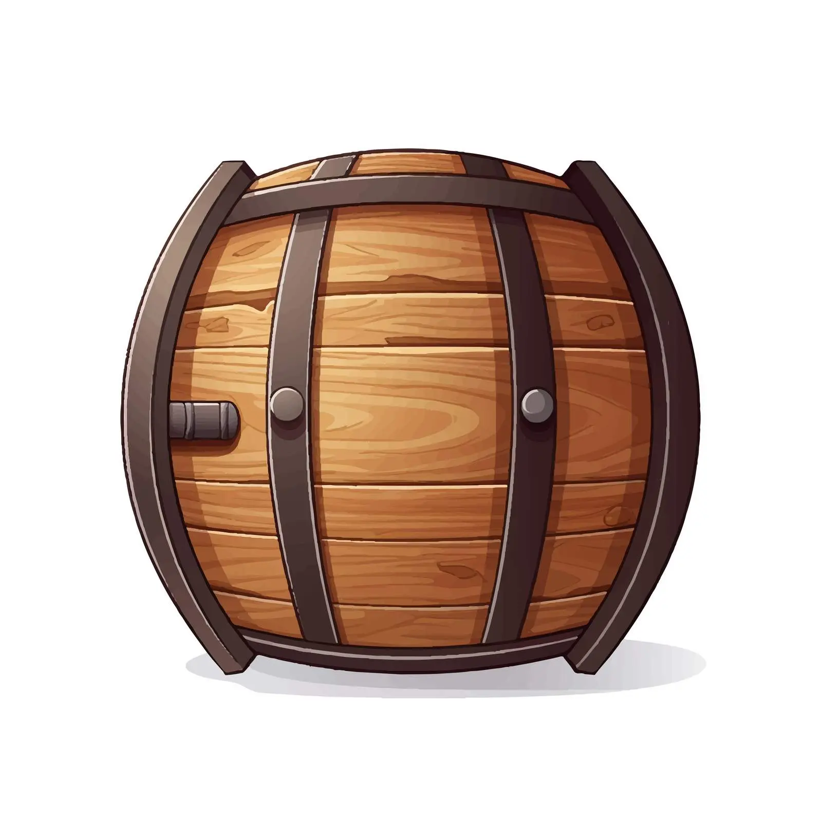 Isolated Barrel Vector Illustration on White Background – free 3d effect image from Dotvec