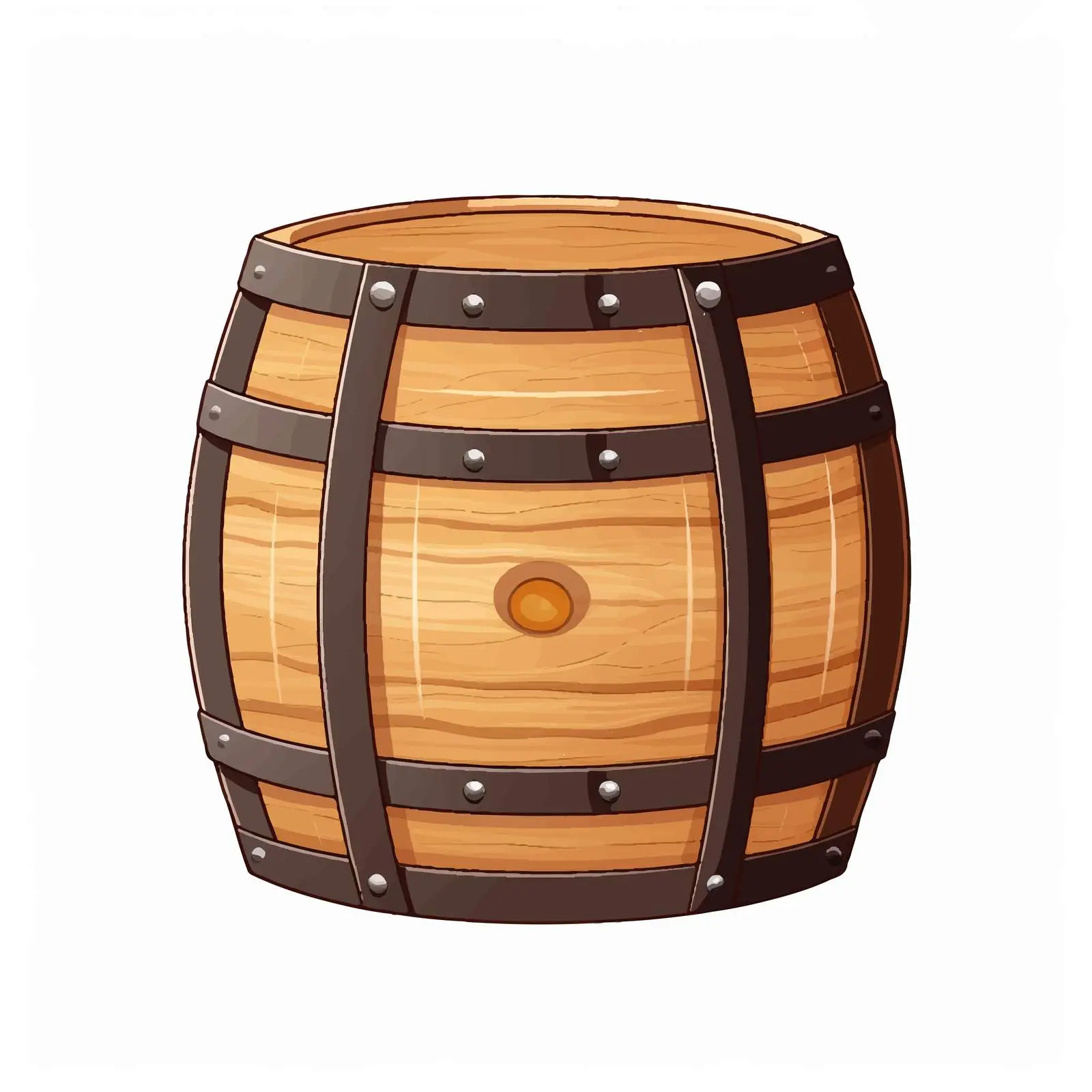 Isolated Barrel Vector Illustration on White Background — free download from Dotvec
