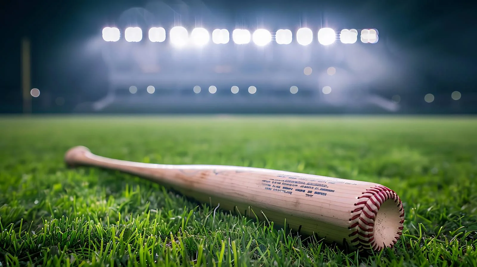 Nighttime Baseball Game Under Stadium Lights — free download from Dotvec