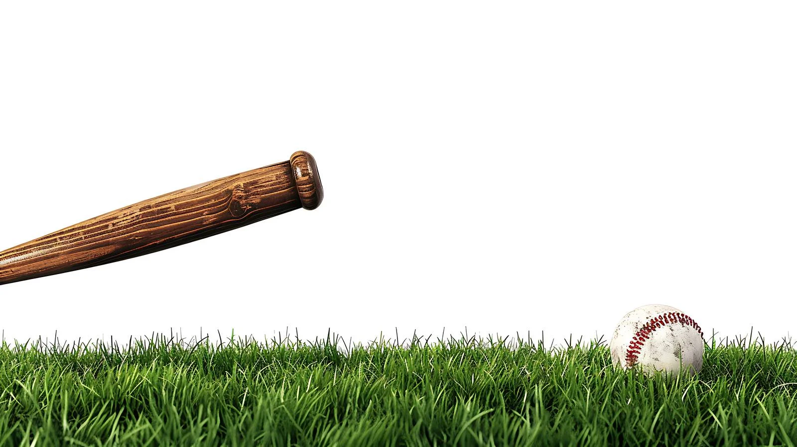 Baseball Equipment Resting on Field Stripe — free download from Dotvec