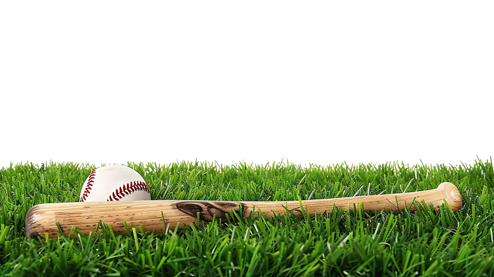 Baseball Equipment on Field Stripe Outdoors — free download from Dotvec