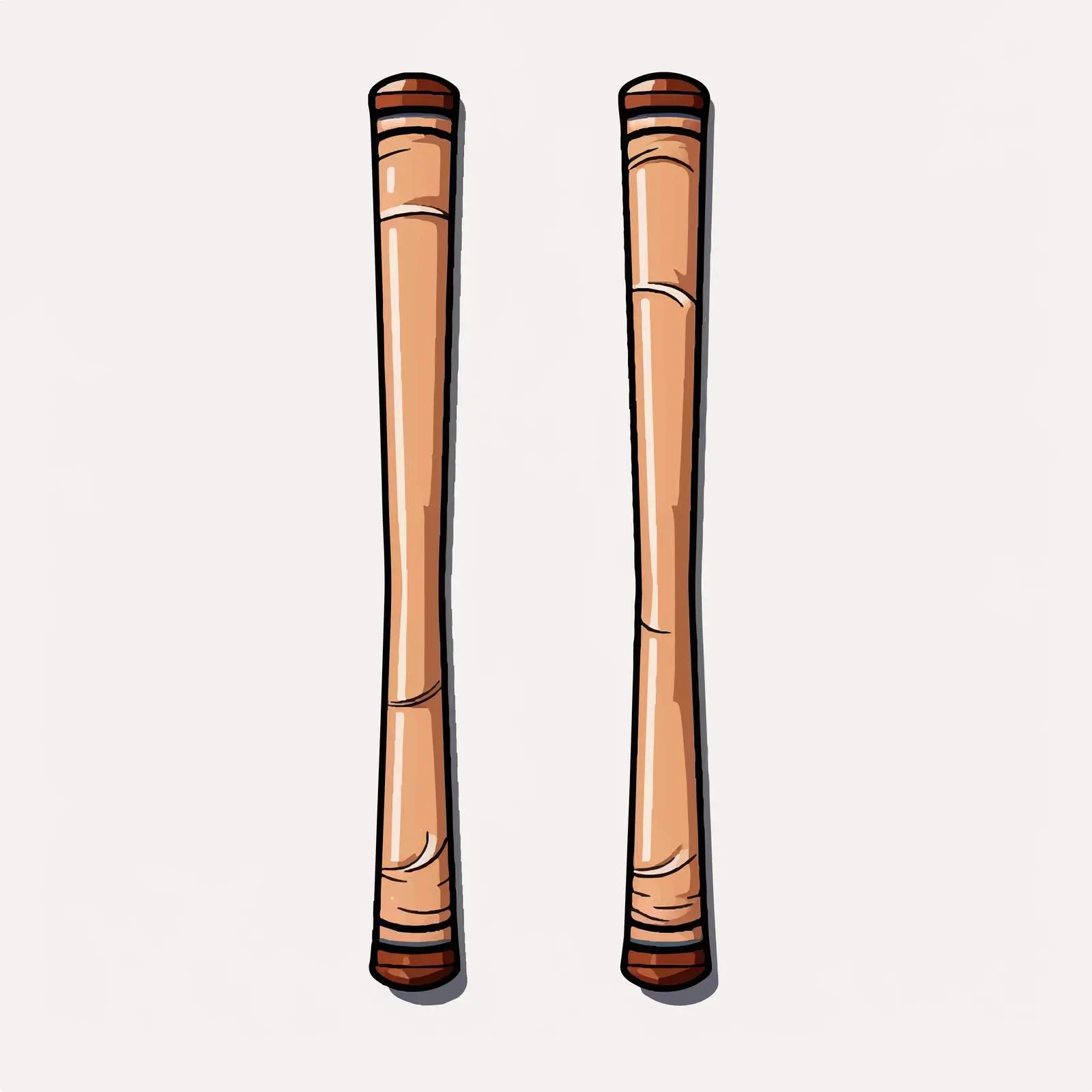 Line Art Baseball Bat Vector Illustration – free outdoor sports image from Dotvec