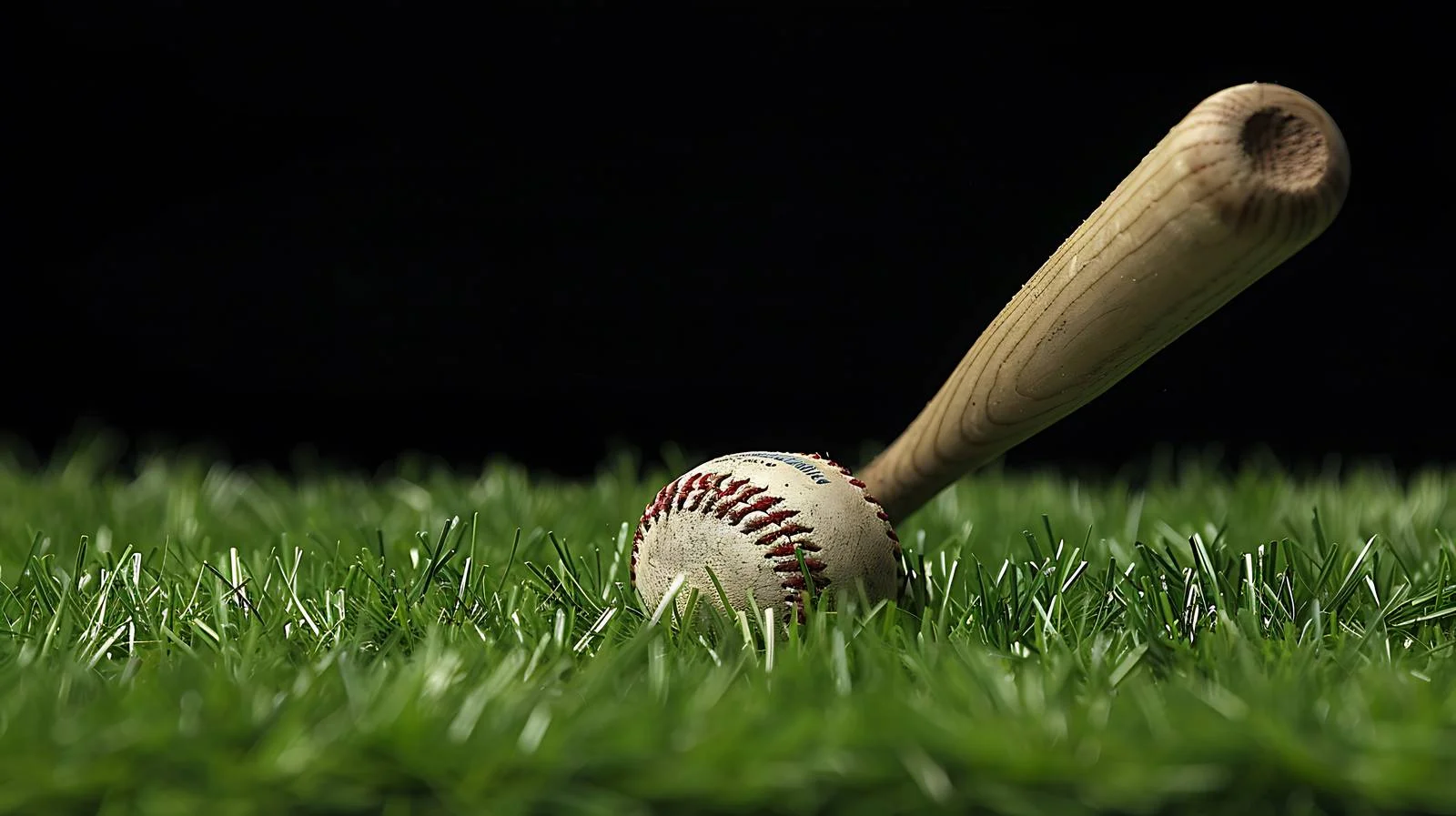 Intense Baseball Close-Up Batting Action Field — free download from Dotvec