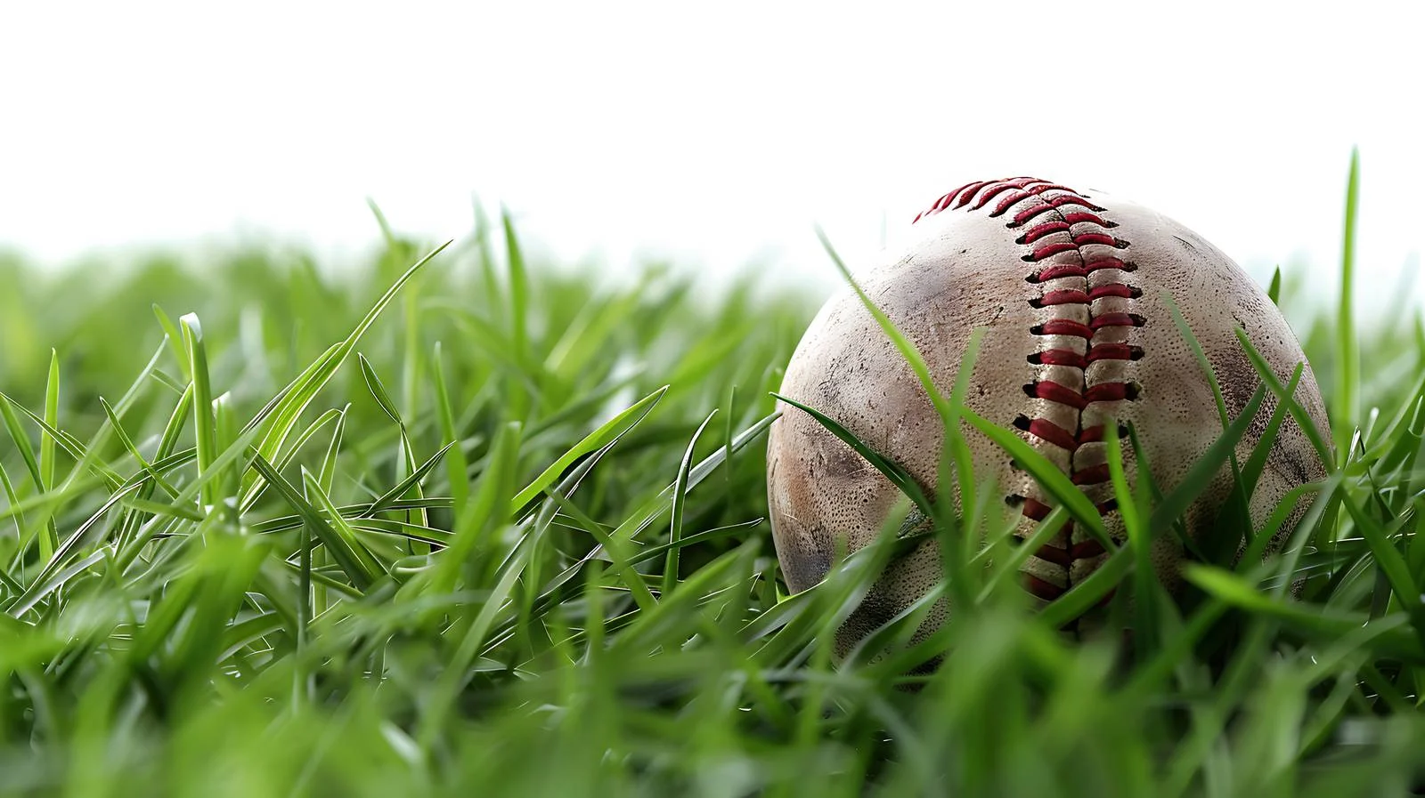 Detailed Baseball Close-Up with Low Angle — free download from Dotvec