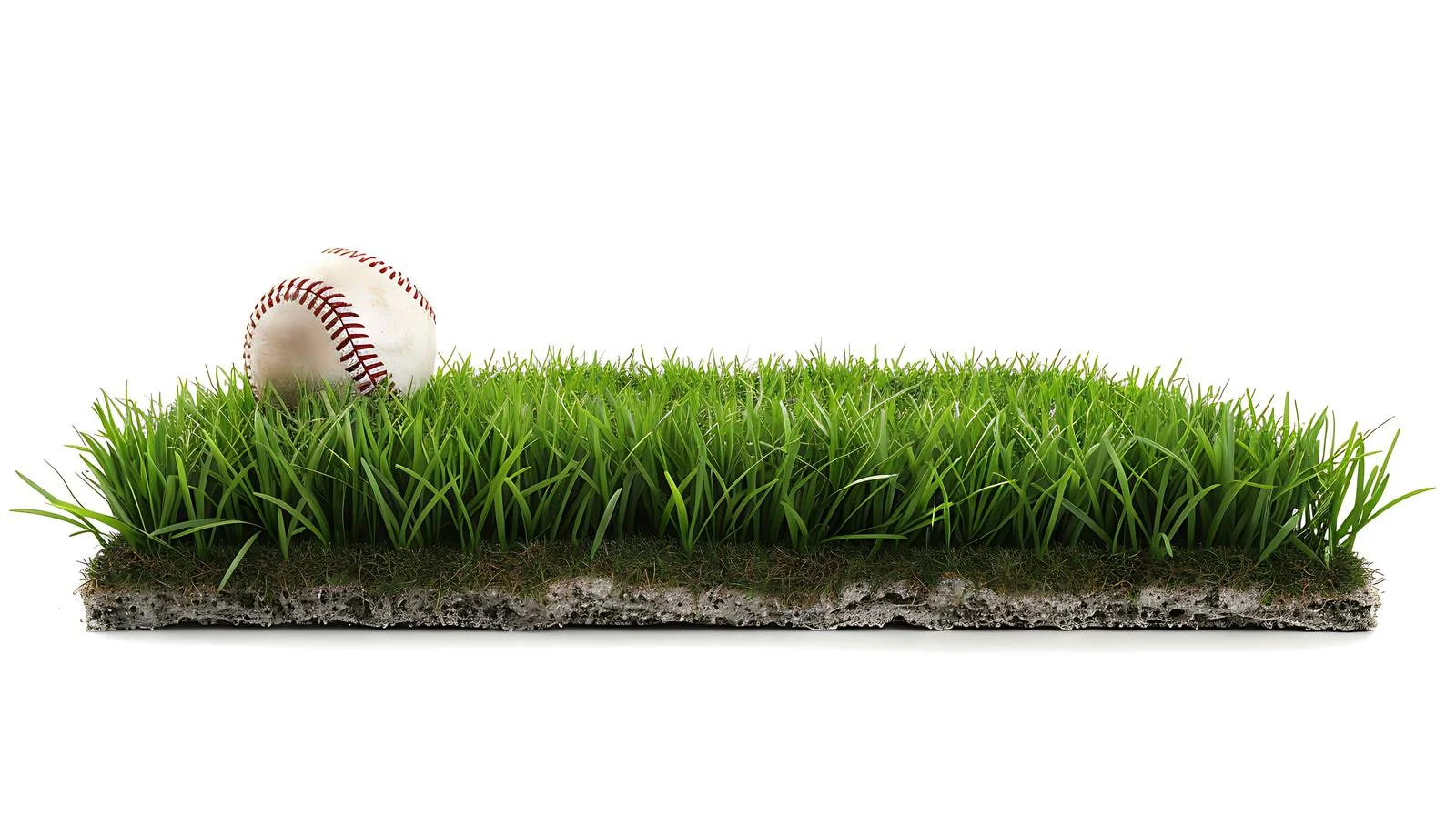 Baseball on Infield Path with Grass — free download from Dotvec