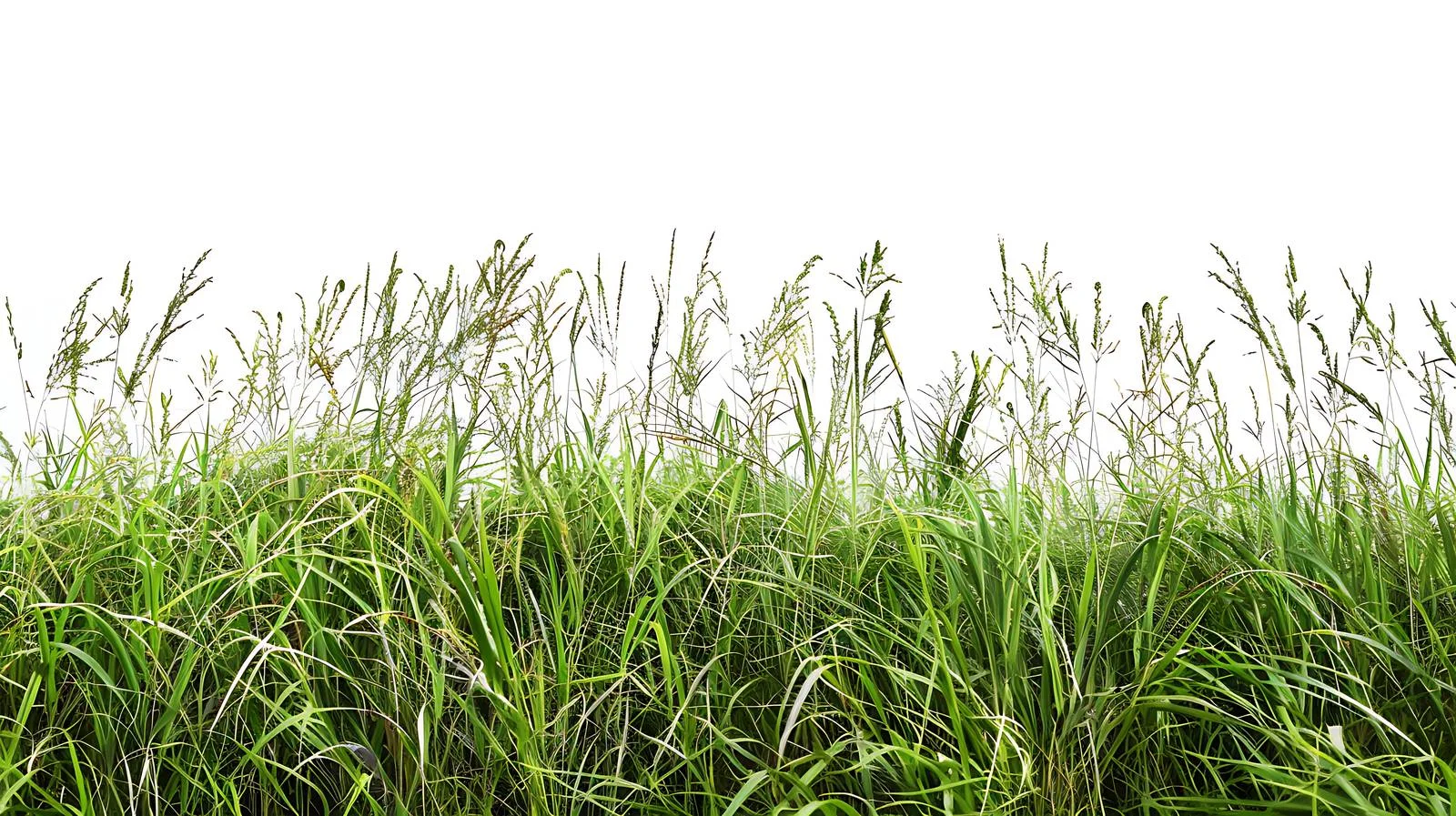 Serene Bashang Grassland on White Background — free download from Dotvec