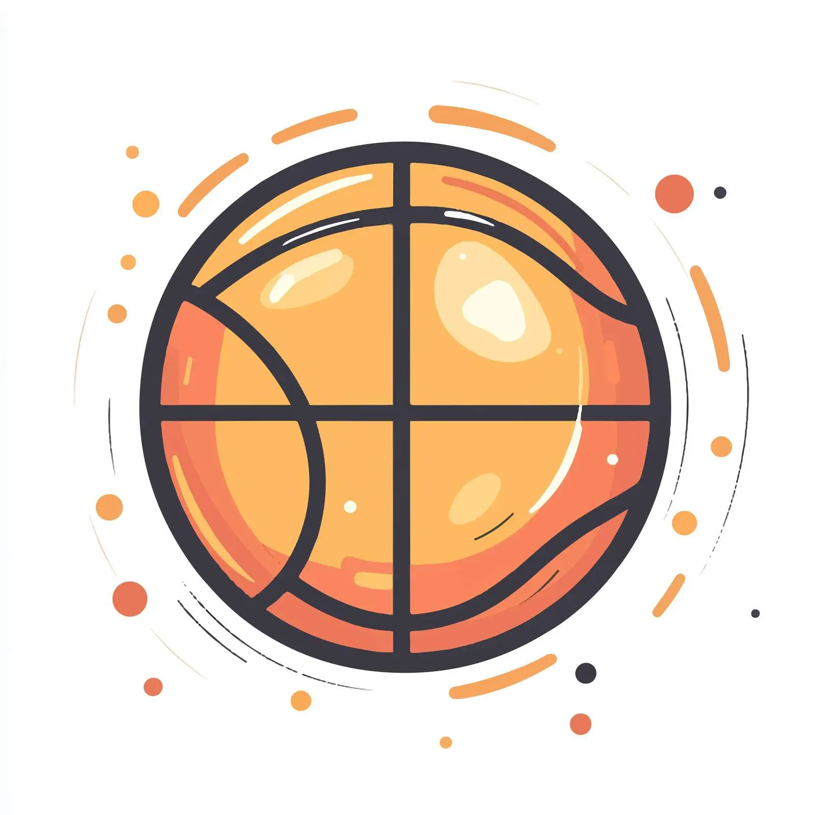 Basketball Sport Vector Icon Illustration — free download from Dotvec
