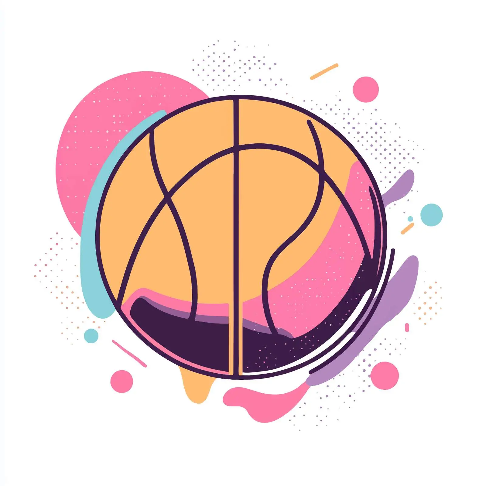 Basketball Equipment Vector Icon Illustration — free download from Dotvec