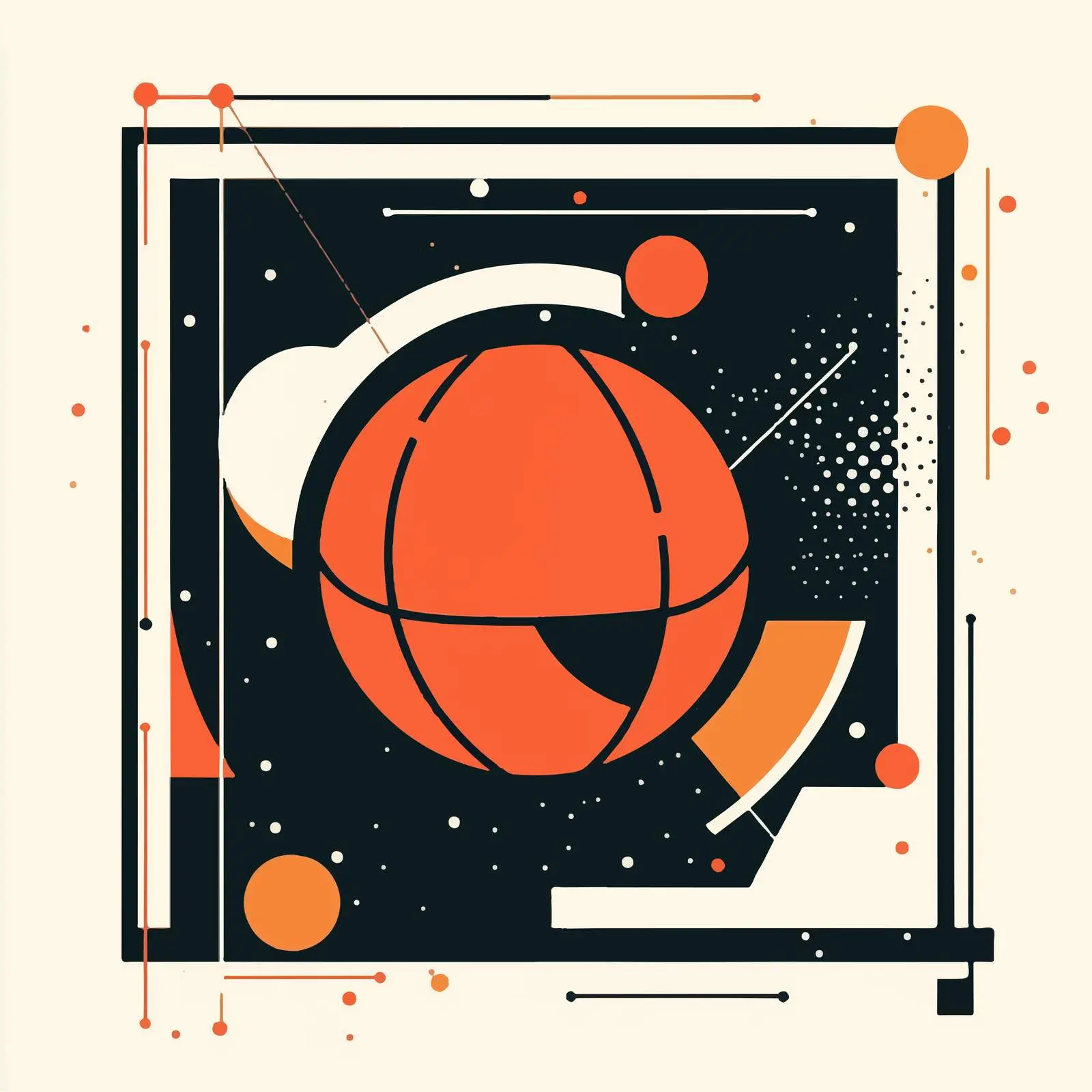 Flat Vector Basketball Sports Equipment — free download from Dotvec