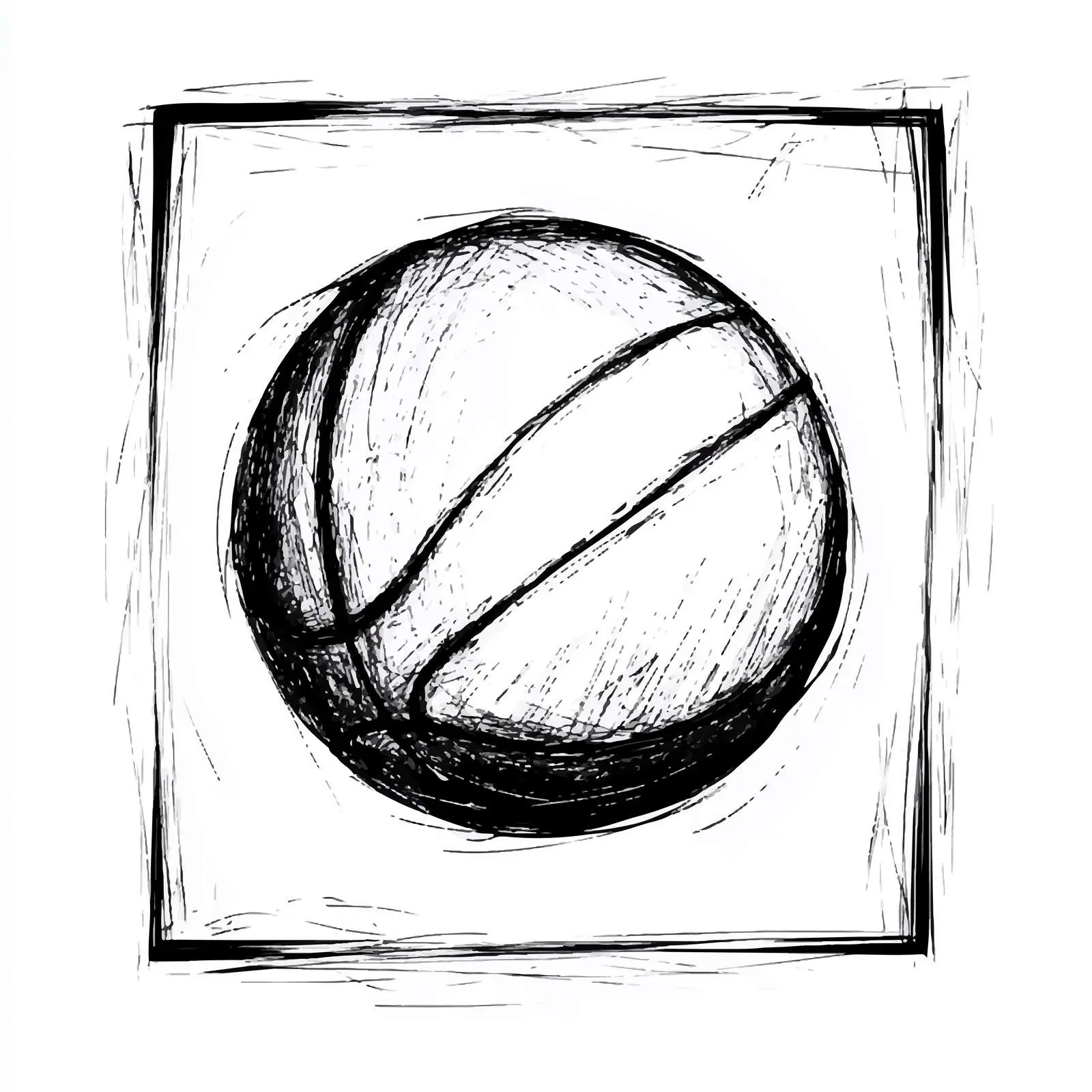 Basketball Icon Concept Illustration — free download from Dotvec