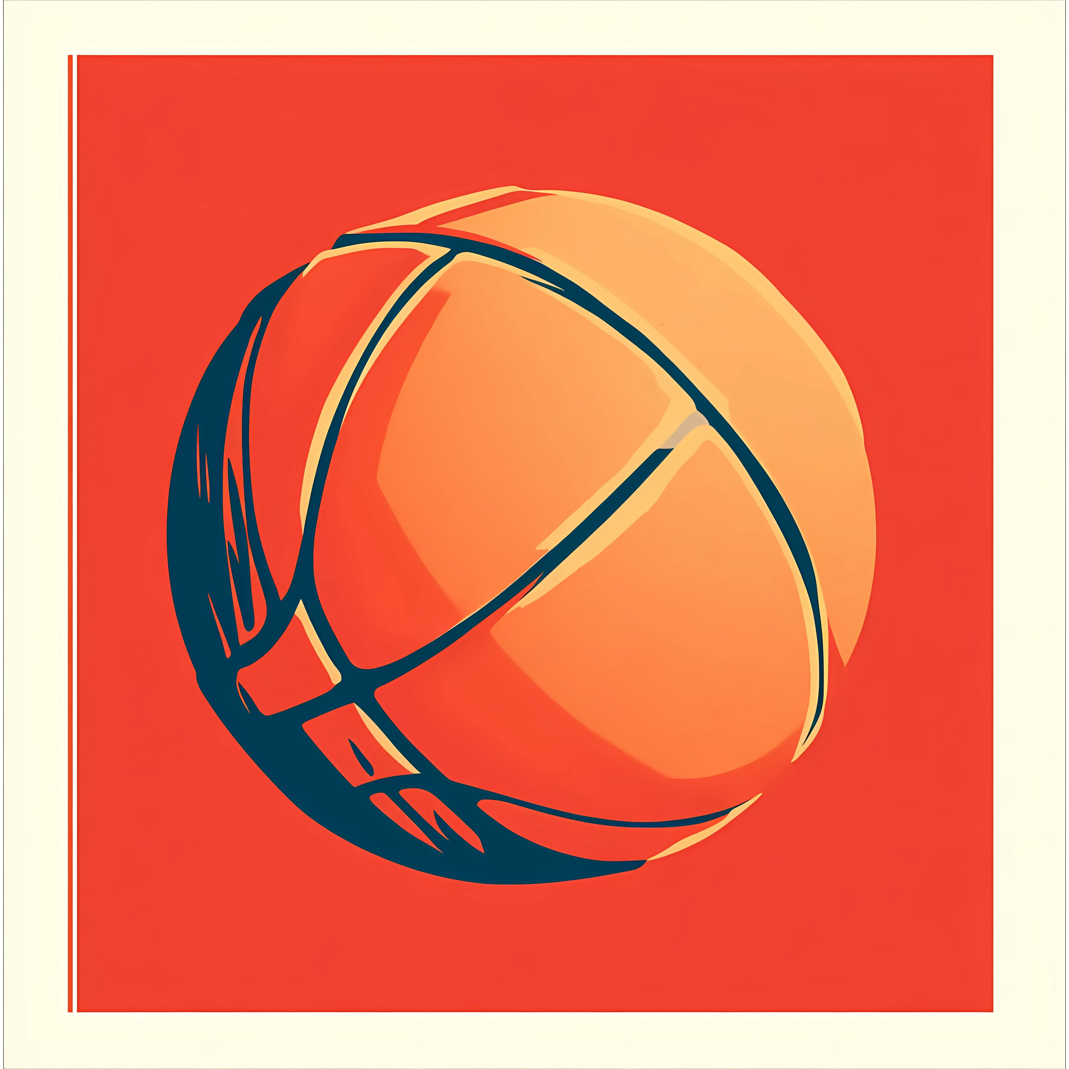 Flat Vector Basketball Design Illustration – free basketball game image from Dotvec