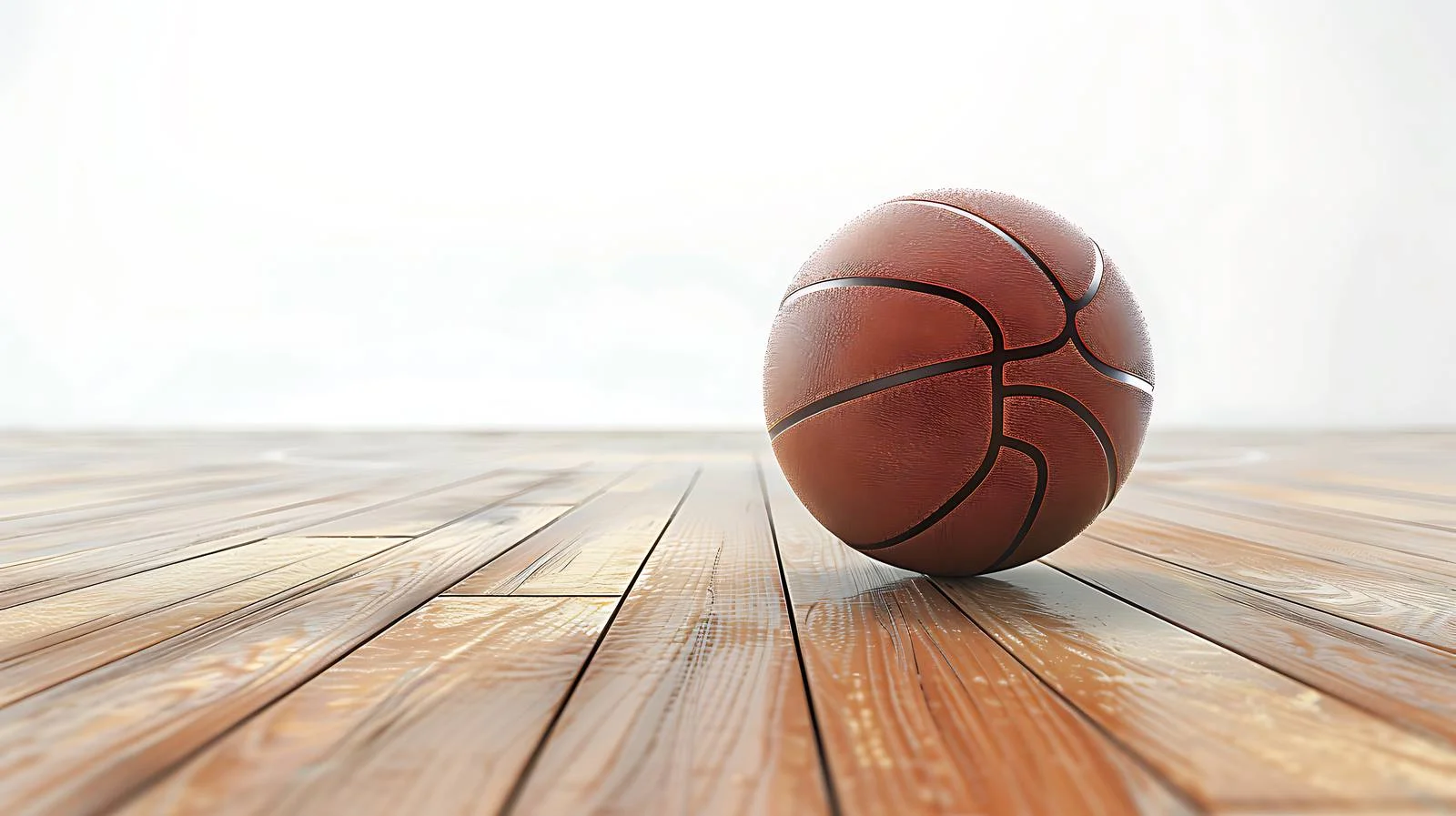 Spotlight on Basketball Court with Hardwood Floor — free download from Dotvec