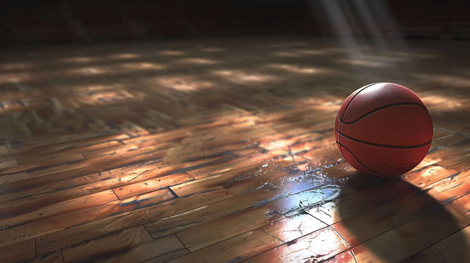 Intense Basketball Game on Maple Court — free download from Dotvec