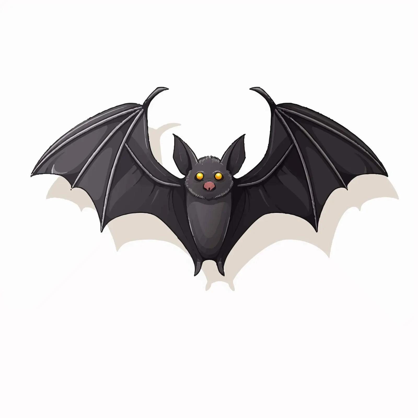 Isolated Bat Vector Illustration on White Background — free download from Dotvec
