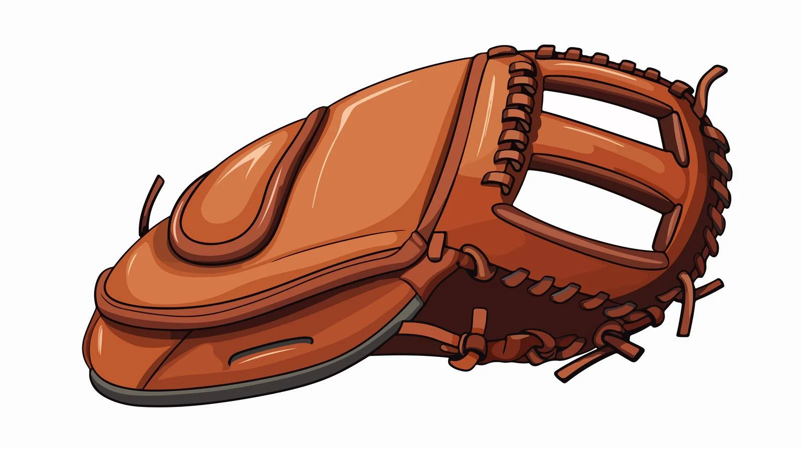 Baseball Equipment Flat Design Illustration — free download from Dotvec