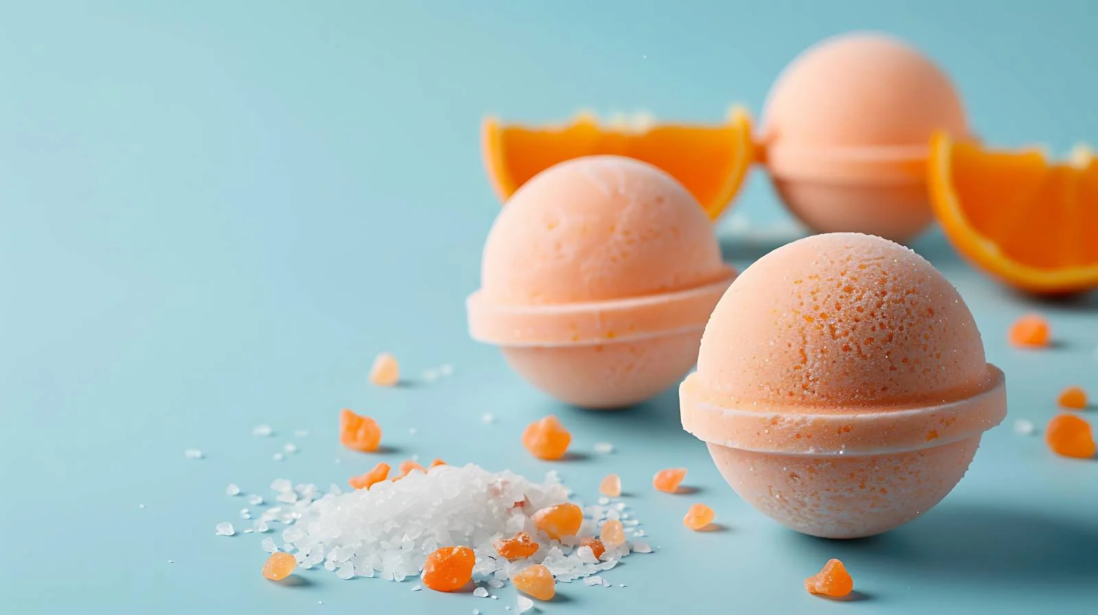 Luxurious Bath Bomb and Orange Delight — free download from Dotvec